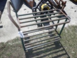 (4024) 2 Shelf Rolling Metal Carts