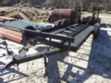 (4369) 20' Shop Built Car Trailer (No Title)