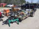 (4394) Down 2 Earth 7'x14' Trailer (No Title)