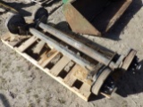 (4466) (2) 7,000lb Toursen Axle w/Breaks (All1$)