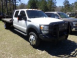 (4526) 2015 Ford F-550  Flat Bed Truck (w/Title)