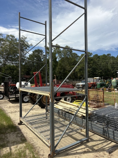 (8762) 4'x12'x8' 3 Section Pallet Shelving