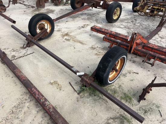 (8887) 12' Tool Bar w/ 2 Gauge Wheels