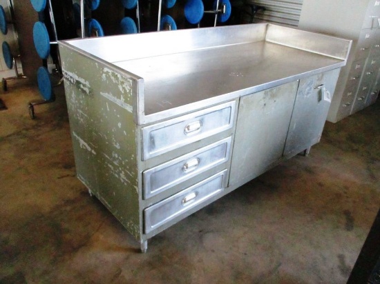 ABSOLUTE 72"X30"X40" STAINLESS,