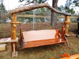 6FT WOOD SWING AND STAND
