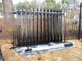 100FT WROUGHT IRON FENCE AND POST
