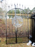 4FT WROUGHT IRON GATE AND POST