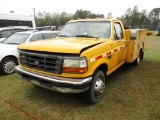 ABSOLUTE 1996 FORD F-350 SERVICE BODY,