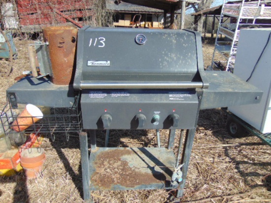 1- GAS AND 1- CHARCOAL GRILL