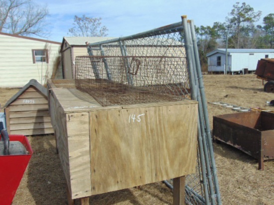 CHICKEN COUPE FISH TRAP AND,