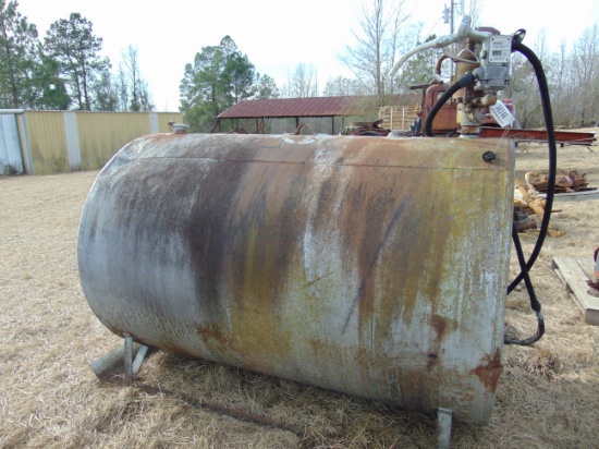 500 GALLON FUEL TANK AND 110,