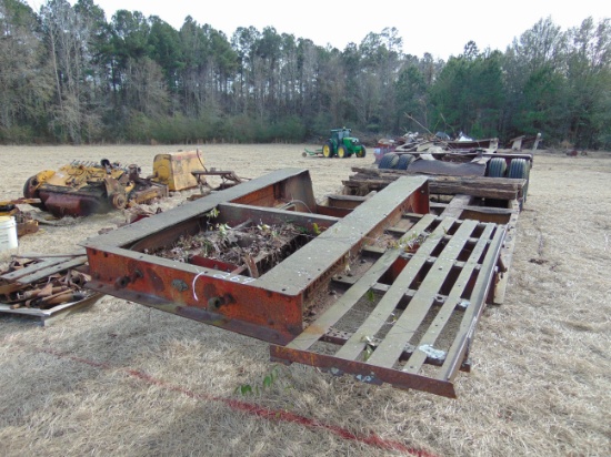 8'X28' LACROSSE LOW BOY TRAILER,
