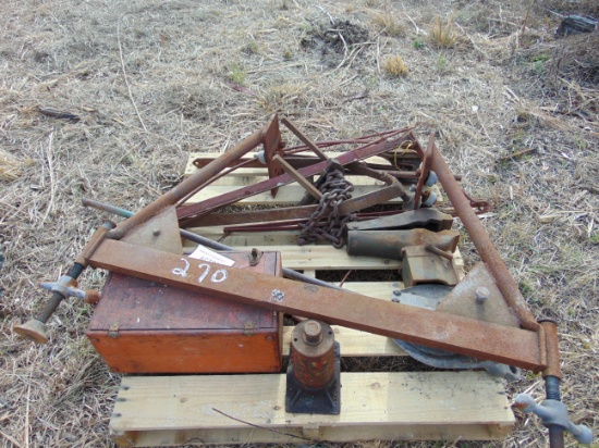 PALLET MISC SHOP TOOLS AND,