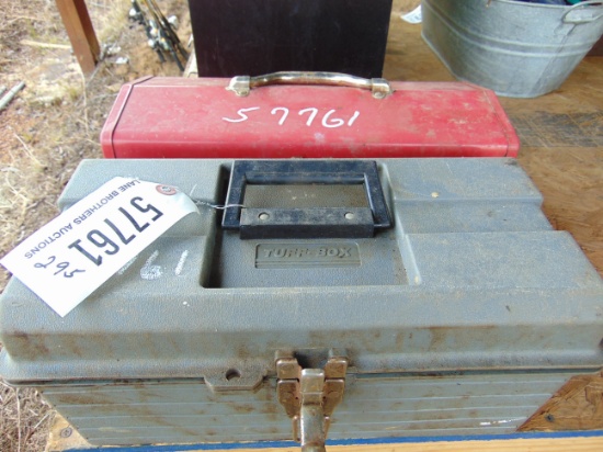 2- TOOL BOXES AND MISC TOOLS