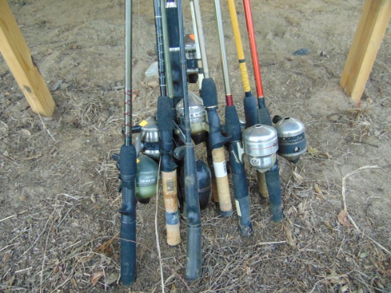 10- MISC ROD AND REELS