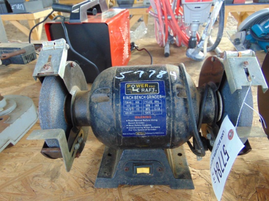 POWER CRAFT 6" BENCH GRINDER