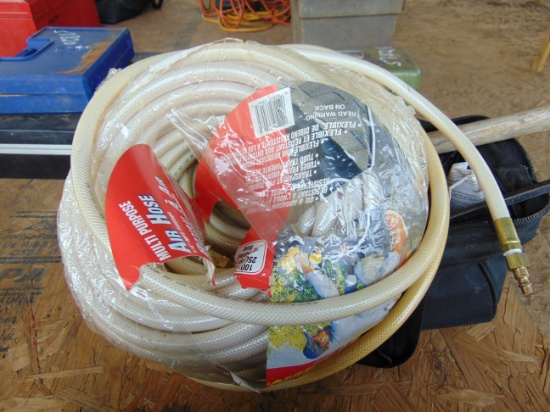 TOOL BAG TOOLS AND AIR HOSE