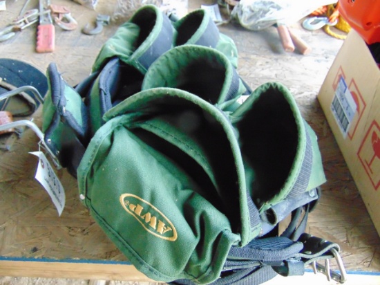 3- LEATHER TOOL BAG BELTS