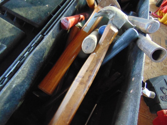 TOOL BOX AND HAMMERS