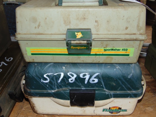 4 TACKLE BOXES