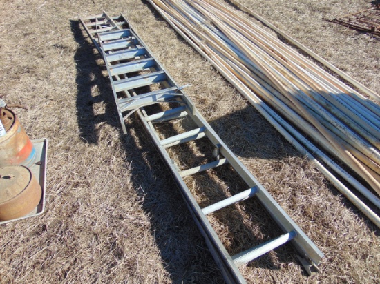 3 PC ALUM LADDERS 1-6FT AND 2-12FT