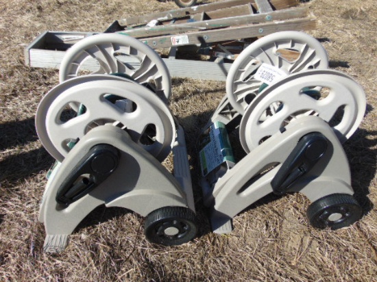 2- NEW HOSE REEL CARTS