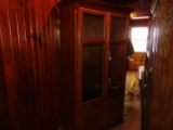 HALL WAY: 2- GUN CABINETS,