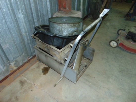OIL DRAIN AND CATCH PANS