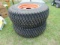 2- 41 X 14.00-20 NHS TURF TIRES AND RIMS