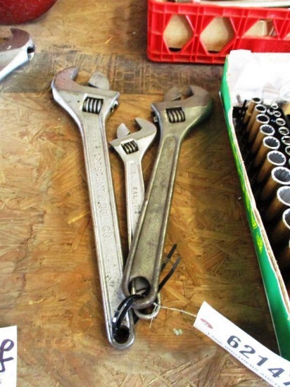 3- 24" CRESENT WRENCHES