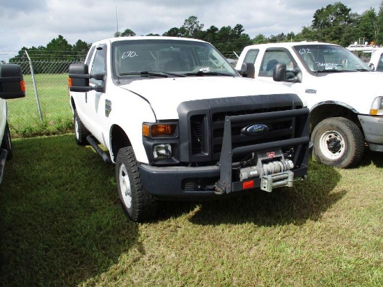 2008 FORD F-250 4 WHEEL DRIVE SUPER DUTY,