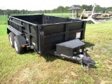 NEW CARRY-ON 6'X10' ELCTRIC DUMP TRAILER,