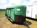 15FT BUMPER PULL LIVESTOCK TRAILER