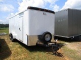 2017 CARGO CRAFT 7'X20' ENCLOSED TRAILER,