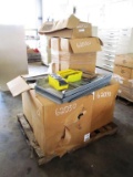 PALLET OF TRUCK BODY PARTS, BRUSH GUARDS AND