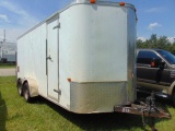 2011 CARGO CRAFT 7FT X 18 ENCLOSED TRAILER