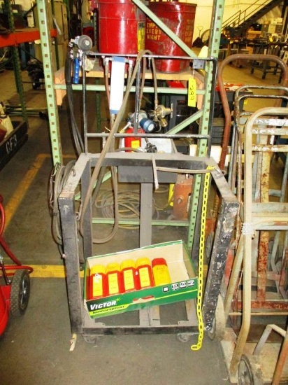 Terodyn Spray Welder with Hoses and Cart