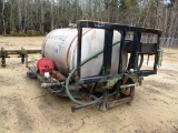 1250 GALLON S.S. TANK MOUNTED ON TRUCK BED,