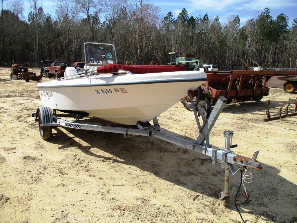16' SEA ERA CENTER CONSOLE BOAT & TRAILER, Proxibid