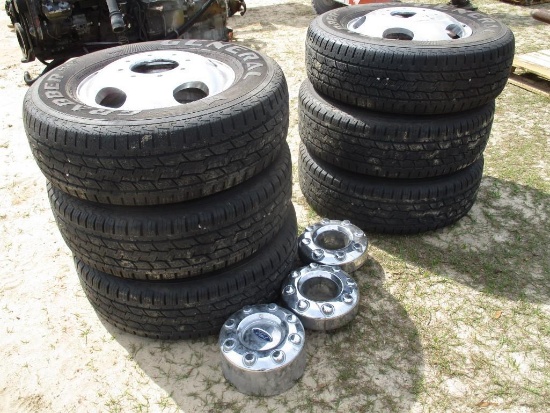 6-LT245/75R17 TRAILER TIRES,