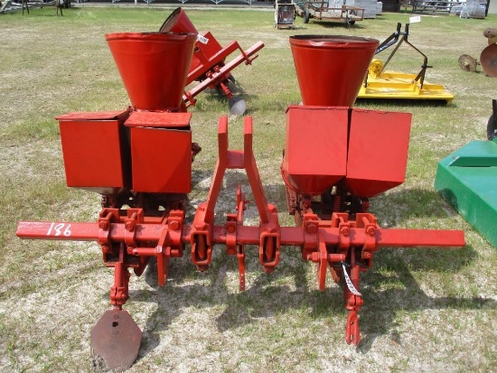 2 - ROW COLE PLANTERS ON TOOL BAR