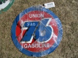 UNION 76 GASOLINE ROUND SIGN