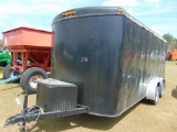 CHEROKEE 7FT X 16FT ENCLOSED CARGO TRAILER