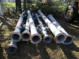 8-1/2 STAINLESS PIPE WITH 3-1/2IN VALVES X9