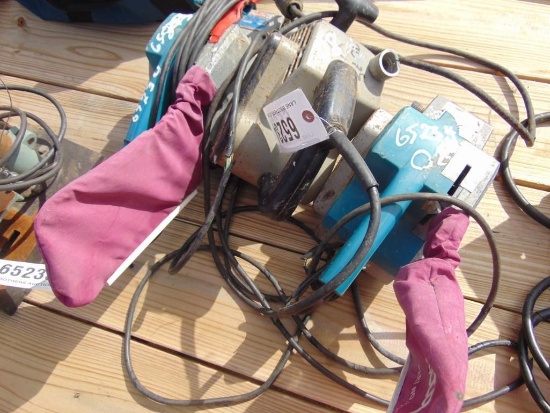 8 1 - PORTA CABLE BELT SAMDER & 2 - MAKITA,