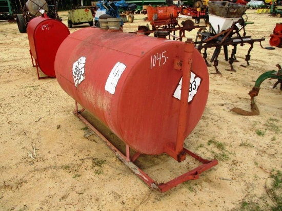 ABSOLUTE 250 GALLON FUEL TANK ON SKIDS