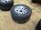 2- 205-75R15 TRAILER TIRE AND RIM