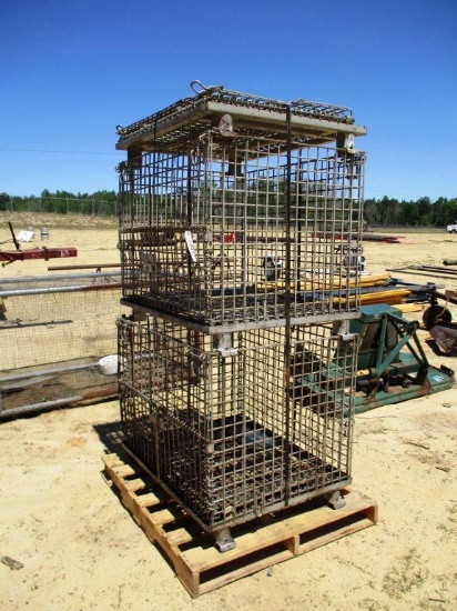 2- 30IN X 32IN WIRE BASKETS