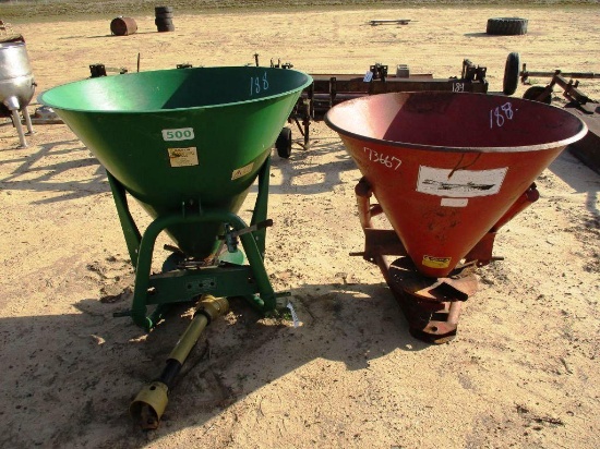 2- 3PT HITCH FERTILIZER SPREADERS