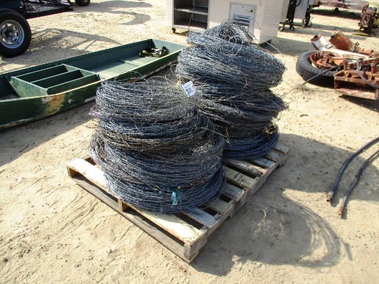 BARB WIRE ROLLED UP